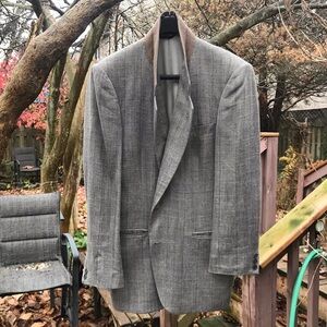 Vintage PIERRE CARDIN Grey Tweed Blazer
